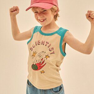 NEVER WORN!   Jellymallow Scientist cotton tank top